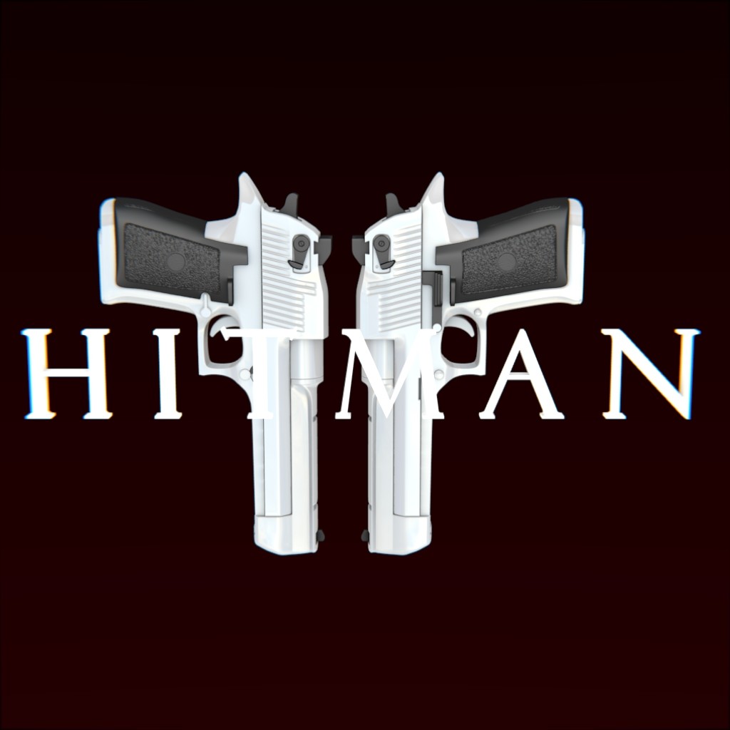 Desert eagle with Hitman logo preview image 1